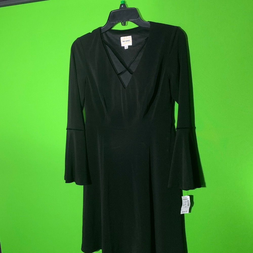 black evening dress